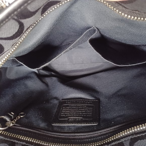 Coach Black Tote Bag EUC - Picture 8 of 11